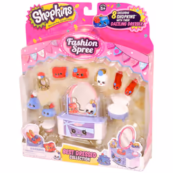 Shopkins Fashion Spree Best Dressed Style 2 Theme Pack Playset