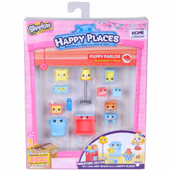Shopkins Happy Places Decorator Pack Puppy Parlour Doll Playset