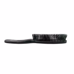 Phillips Brush Co Light Touch 8 Hair Brush - Twin Beaded Nylon Bristles  Black Hairbrush for Styling  Detangling Professional & At Home Use