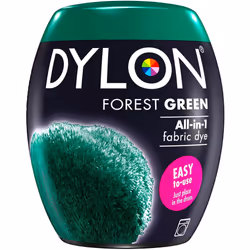 DYLON Washing Machine Fabric Dye Pod for Clothes & Soft Furnishings, 350g â Forest Green