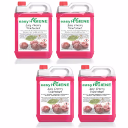 20 Litre JUICY CHERRY Disinfectant 4x 5L FRAGRANCE Kennel Cleaner Patio Pet Dog