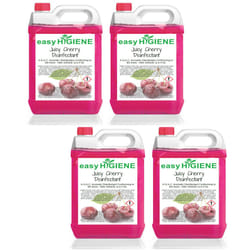 20 Litre JUICY CHERRY Disinfectant 4x 5L FRAGRANCE Kennel Cleaner Patio Pet Dog