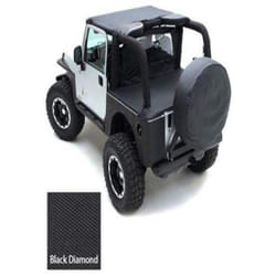 SmittyBilt STANDARD TOP DIAMOND BLA - SB93335