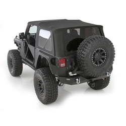 Smittybilt Replacement Soft Top with Tinted Windows and No Upper Doors
