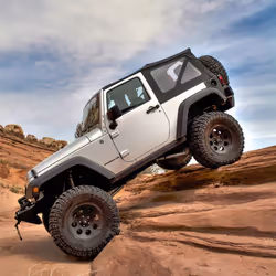 Smittybilt Replacement Soft Top with Tinted Windows and No Upper Doors