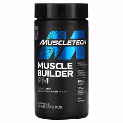 Muscletech, Muscle Builder PM, Nighttime Recovery Formula, 90 Capsules