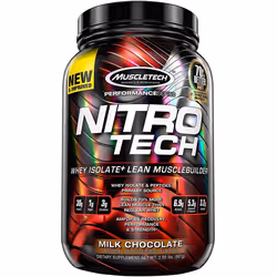 Nitro-Tech, Milk Chocolate - 907 grams