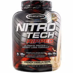 MuscleTech Nitro-Tech Ripped French Vanilla Swirl - 1810g