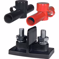 Blue Sea 2018 Dual PowerPost Cable Connectors - 1 X 5/16" - 1 X 3/8"
