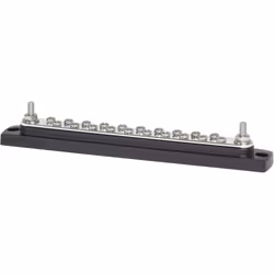 Blue Sea 2302 150 Ampere Common BusBar 20 x 8-32 Screw Terminal