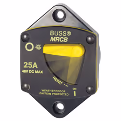 Blue Sea Systems 7035 187Series Circuit Breaker Panel Mount 25A