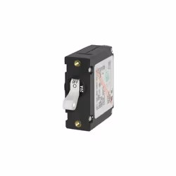 Blue Sea Systems 7214 A-Series White Toggle Circuit Breaker - Single Pole 20A