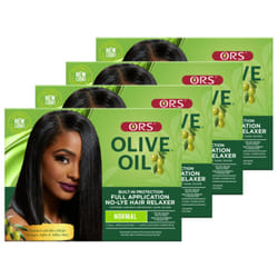 ORS Olive Oil BuiltIn Protection Full Application NoLye Hair Relaxer Normal Strength 4