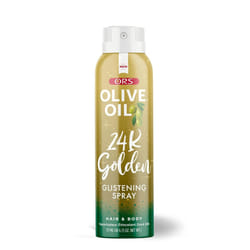 ORS Olive Oil Style  Shine 24k Golden Glistening Spray infused with Golden Glitter Flakes for Hair  Body Shimmer 50 oz