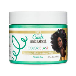 Curls Unleashed Color Blast Hair Wax  Temporary Curl Defining Wax  Poison Ivy  6.0 oz