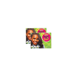 ORS Olive Oil Girls Built in Protection Plus No Lye Conditioning Hair Relaxer System (Pack of 2)