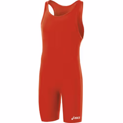 ASICS Men's Solid Modified Singlet Red XX-Large