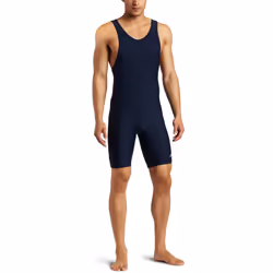 ASICS Men's Solid Modified Singlet Navy Medium