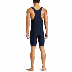 ASICS Men's Solid Modified Singlet  Navy  X-Large