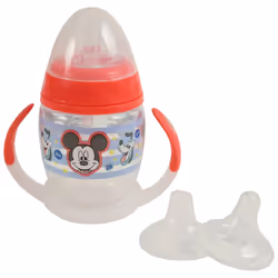 Disney Mickey Mouse 6 Piece Grow with Me Sippy Cup  Red