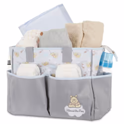 Cudlie Tote Diaper Bag and Changing Pad Winnie The Pooh Print Large