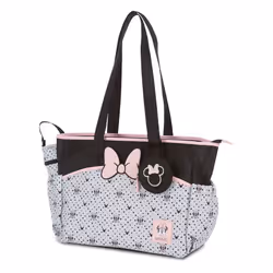 Disney Tote Diaper Bag and Changing Pad  Mickey Mouse Print Large