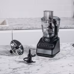 Ninja Food Processor with Auto-iQ [BN650UK] 850W, 2.1L Bowl, Silver