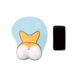 Nayo The Corgi - 3D Corgi Butt Mouse Pad Collection (3D Butt - 2 Colors)