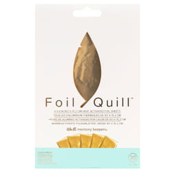 We R Memory Keepers 4 x 6 foil – gold finch – 30 pack