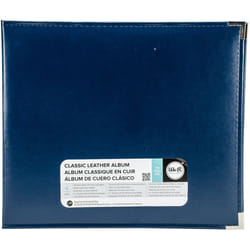 We R Classic Leather D-Ring Album 12"X12"-Cobalt