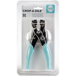 Crop-A-Dile Hole Punch & Eyelet Setter-Aqua