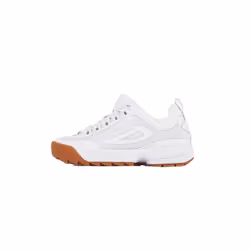 Fila Men's Disruptor II No-Sew Sneakers White/White/Gum 9