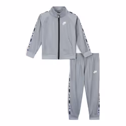 Nike Boy`s Full Zip Jacket And Pants Tracksuit 2 Piece Set (Dark Grey
