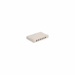 SURFACE MOUNT BOX, 12-PORT, WHITE