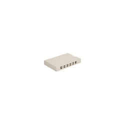 SURFACE MOUNT BOX, 12-PORT, WHITE