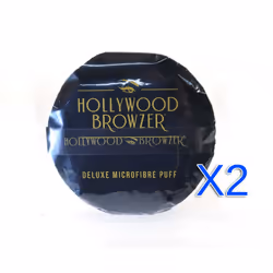 Hollywood Browzer Microfibre Puff TWIN PACK