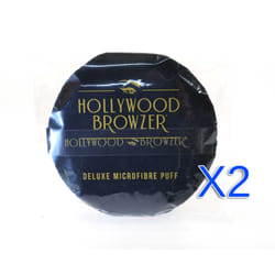 Hollywood Browzer Microfibre Puff TWIN PACK