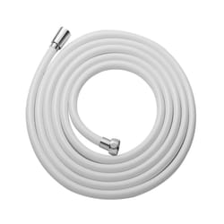 OFFO Shower Hose 100 Inches Premium RV PVC Handheld Shower Head Hose Flex Hoses Extension with Brass Insert and Nut for Bathing Toilet Cleaning Pet Ba