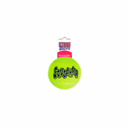 KONG - Squeakair  Ball - Dog Toy Premium Squeak Tennis Balls  Gentle on Teeth - Large