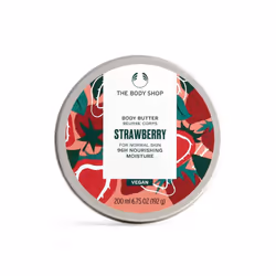 The Body Shop Strawberry Body Butter - Nourishing & Moisturizing Skincare for Normal Skin - Vegan - 675 oz