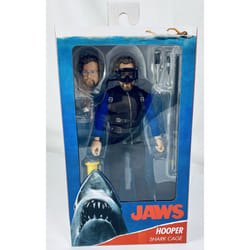 NECA - Jaws Shark Cage Hooper 8 Clothed Action Figure