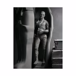 Universal Monsters - 7'' Scale Action Figure - Ultimate Mummy (Black & White)