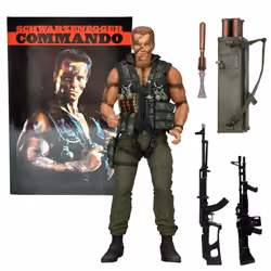 NECA Arnold Schwarzenegger Commando 30th Anniversary Action Figure