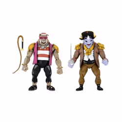 Pirate Bebop And Rocksteady (TMNT Turtles In Time) 2-pack 7" Action Figures