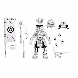 Usagi Chronicles (Black & White) TMNT Samurai Usagi 7" Action Figure
