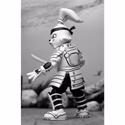 Usagi Chronicles (Black & White) TMNT Samurai Usagi 7" Action Figure - Additional view 11