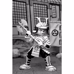 Usagi Chronicles (Black & White) TMNT Samurai Usagi 7" Action Figure - Additional view 4