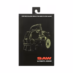 NECA Collectible Saw (Franchise) Ultimate 7? Scale Action Figure ? Jigsaw Killer (Black Robe)
