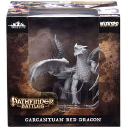 Gargantuan Red Dragon: Pathfinder Battles Deep Cuts Unpainted Miniature (W7)