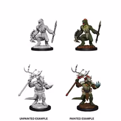 WizKids D&D Nolzur's Marvelous Miniatures: Lizardfolk & Lizardfolk Shaman, Collectible figure, Video game